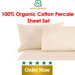 Organic Cotton Percale sheets