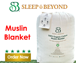 100% ORGANIC COTTON MUSLIN BLANKET