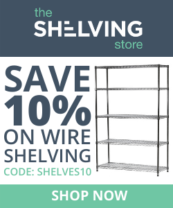 250x300 TSS Wire Shelving 10% OFF Coupon