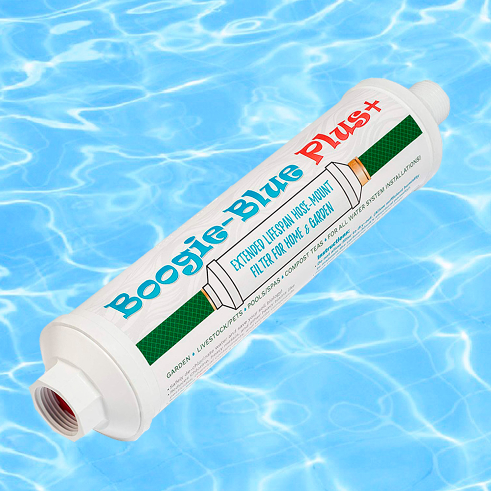 Boogie Blue Plus Chlorine Remover Best Garden Hose Water Filter