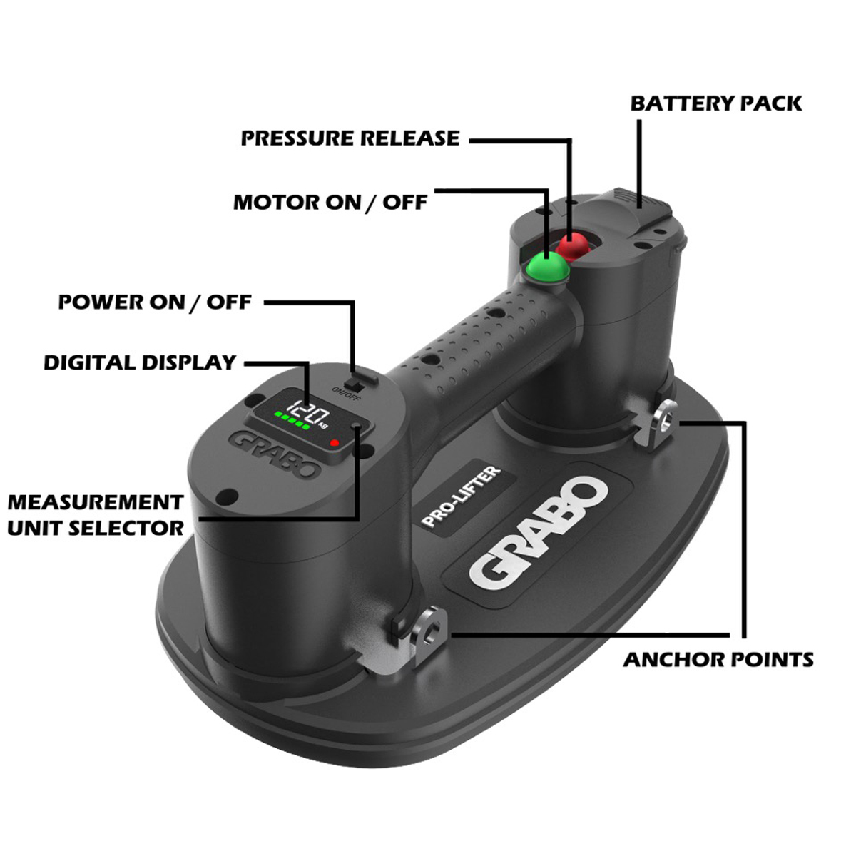 GRABO - PRO (Pro-lifter-20) GP-1Li-FB-1S